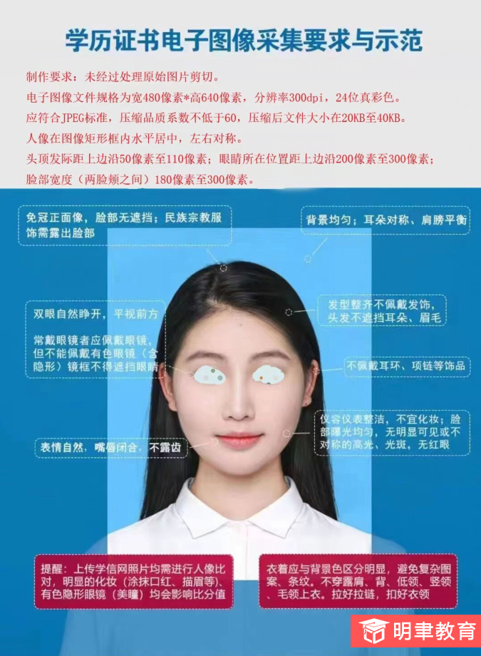 2025年4月湖南自考照片上传要求